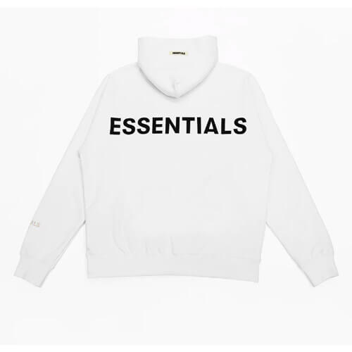 Fear Of God Essentials Pullover Hoodie White