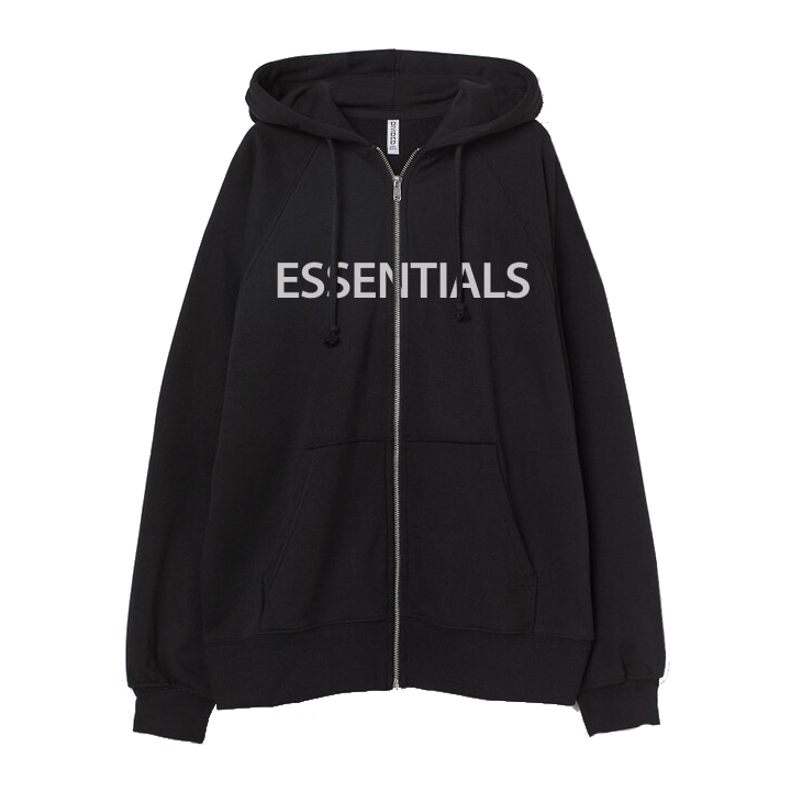 Brown-Essentials-Oversized-Zip-Through-Hoodie-2.jpg Essentials Oversized Zip-Through Hoodie - Image 1