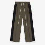 Essentials Wool Silk Side Stripe Pants